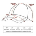thumbnail image 5 of Waldeal Men's Papa Bear Embroidered Baseball Cap, Washed Denim Adjustable Dad Hat, 5 of 5