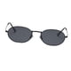 thumbnail image 4 of Gafas de lente ovalada, marco plástico 400 para conducir viajes deportivos Marco negro Lente gris negro Sunnimix Gafas de sol de mujer de moda, 4 of 8