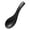 Z-Dark Black, variant on Asian Soup Spoon with Hook,Soup Spoon with Long Handle Easy to Hold,Heavy-Duty Plastic Japanese Spoon for Ramen,Chinese and Vietnamese Wonton,Dumpling Miso,Rice,Soba,Noodle (Coffee White)