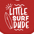 thumbnail image 4 of Inktastic Little Surf Dude with Surfboard Boys Baby Bib, 4 of 4