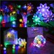 thumbnail image 2 of Bewildely Luces solares para exteriores 50 LED Multicolor a prueba de agua 8 modos de iluminación Luces de hadas para el jardín del hogar Kits de decoración para fiestas Bewildely HA035625-00, 2 of 6