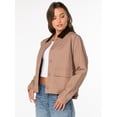 thumbnail image 4 of Celebrity Pink Women's and Women's Plus Boxy Barn Jacket, Sizes XS-4X, 4 of 8