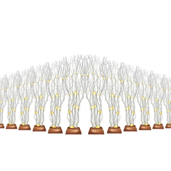 LIGHTSHARE Branche Naturelle Éclairée (20 Pcs Branche Blanche)
