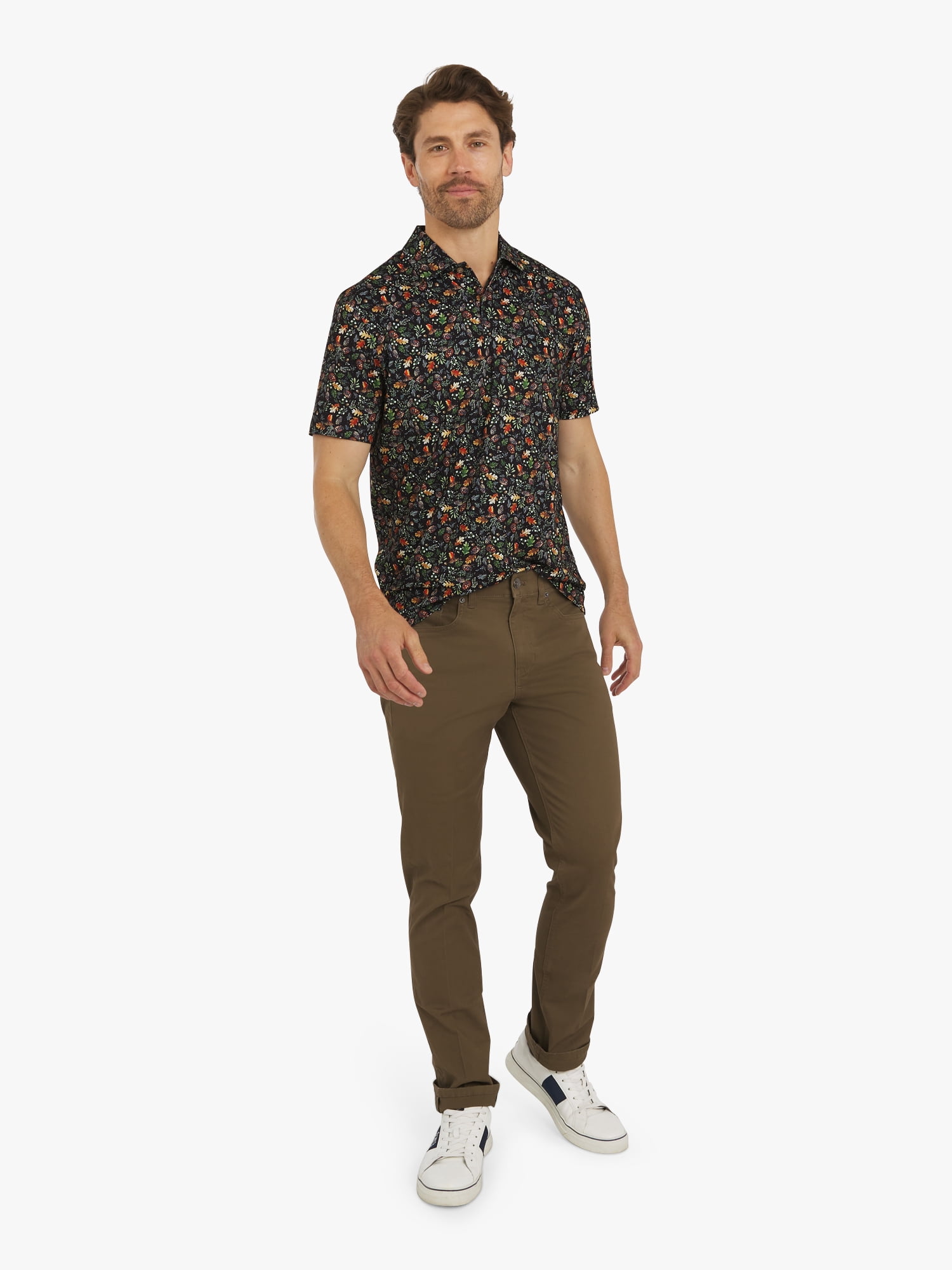 Chaps Men's & Big Men's Stretch Twill 5-Pocket Pant, Sizes 30-42