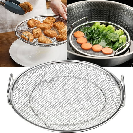 

Wyzesi Oil Filter Screen Double Ear Oil Drain Filter Filter Plate Fried Chicken and French Fries Rack