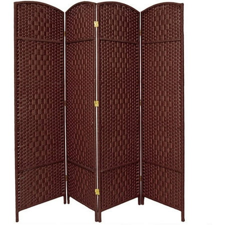 7' Tall Diamond Weave Room Divider