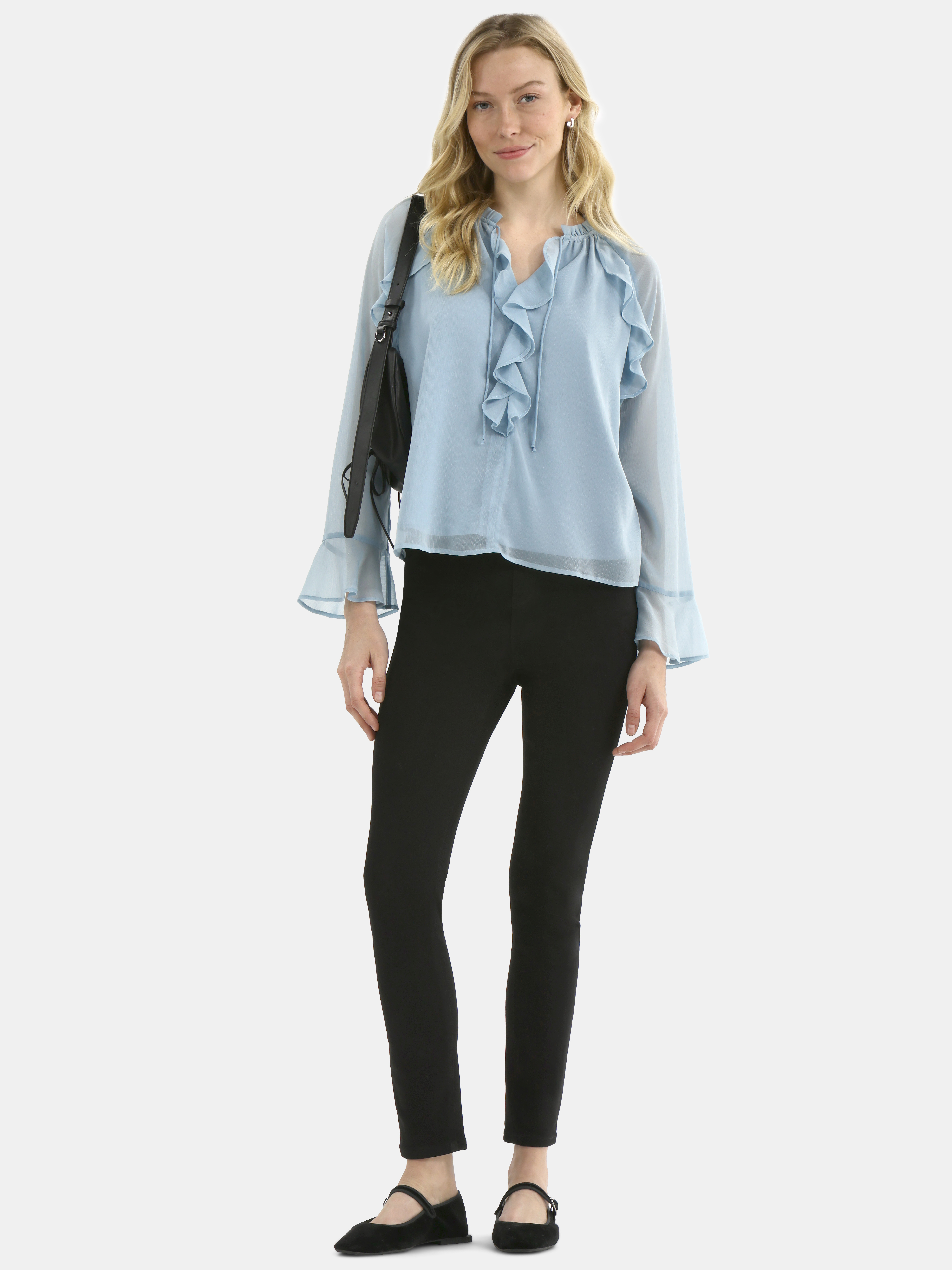 Time and Tru Women's High Rise Skinny Leg Denim Jegging photo 2