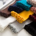 thumbnail image 5 of TZYDMN Womens Ruffle Ankle Socks Fashion Breathable Solid Color Turn-Cuff Cute Girls Socks 3 Pairs, 5 of 6