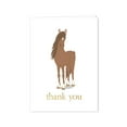 thumbnail image 2 of Paper Frenzy Horse Thank You Note Cards and Kraft Envelopes -- 25 pack, 2 of 2