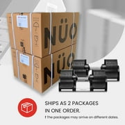NUOBELL Adjustable Dumbbells Pair 5-80 lbs : the Adjustable Dumbbell Set to Replace 16 Sets of Dumbbells. Add Nuobell Dumbbells 80lb and Free Weights to Your Home Gym. Just Twist the Handle to Adjust