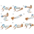 thumbnail image 3 of EeaseMX 3 pelotas de yoga y pilates pequeñas para ejercicios de fortalecimiento del core para hombre y mujer (color aleatorio), 3 of 8