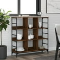 thumbnail image 1 of vidaXL Sideboard Brown Oak 102x32x103.5 cm Engineered Wood, 1 of 5