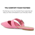 thumbnail image 2 of Journee Collection Womens Shaella Tru Comfort Foam Mules Slip On Pointed Toe Flats, 2 of 6