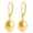 Gold, variant on 8-10 mm White Pearl Teardrop Women's Earrings, 925 Sterling Silver Lever-Back Dangle Earrings, Hypoallergenic Jewelry Gift
