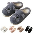 thumbnail image 2 of Chaussons pour Femmes Confortables pour la Maison Design Chat Mignon Chaussures Chaudes Automne et Hiver Chaussures Idéales pour le Confort et le Style, 2 of 9