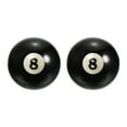 thumbnail image 1 of Uxcell 2-1/16" #8 Bola de Billar de Reemplazo, Tamaño Estándar de Bola de Billar para Sala de Billar, Negro 2Pcs, 1 of 5