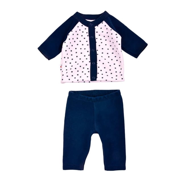 Conjunto Baby Creysi Niño 18 Meses Estampado Estrellitas Azul Marino 2 Pzas