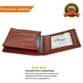 thumbnail image 4 of BUSINESS CARD ID HOLDER MONEY EXPANDABLE Pocket by Leatherboss, 4 of 6