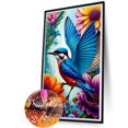 thumbnail image 2 of Pintura de diamante 5D DIY Kit de pájaro de taladro redondo completo Decoración del hogar (E2651) FLhrweasw Nuevo, 2 of 9