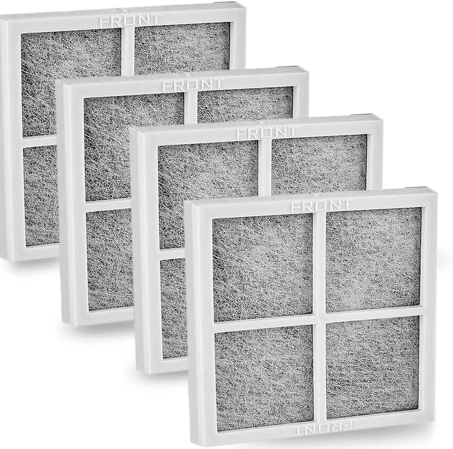 2 Pack 6 Month Replacement Refrigerator Air Filter LT120F Fits Kenmore 9918 Part Adq73334008 Adq73214404 Lg Lt120f White