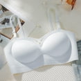 thumbnail image 5 of Brasier sin Varillas Mujer Tela de Mantequilla Strapless Underwear Women'S Small Gathered Non Marking Non Underwire Bandeau Wrap Bra 2025 Mediana, 5 of 5