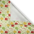 thumbnail image 6 of Ambesonne Fruits Valance & Curtain, Retro Country Kitchen, 55"x45", Green Red Yellow, 6 of 6