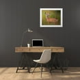 thumbnail image 3 of Sturgeon, Ozana 14x12 White Modern Wood Framed Museum Art Print Titled - Deer Watch IV, 3 of 4