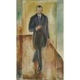 thumbnail image 2 of Edvard Munch 16x24 Gold Ornate Framed and Double Matted Museum Art Print Titled - Thorvald Lochen (1918), 2 of 4