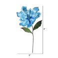 thumbnail image 2 of Vickerman 22" Sky Blue Velvet Magnolia Artificial Christmas Pick, 3 per Bag, 2 of 2