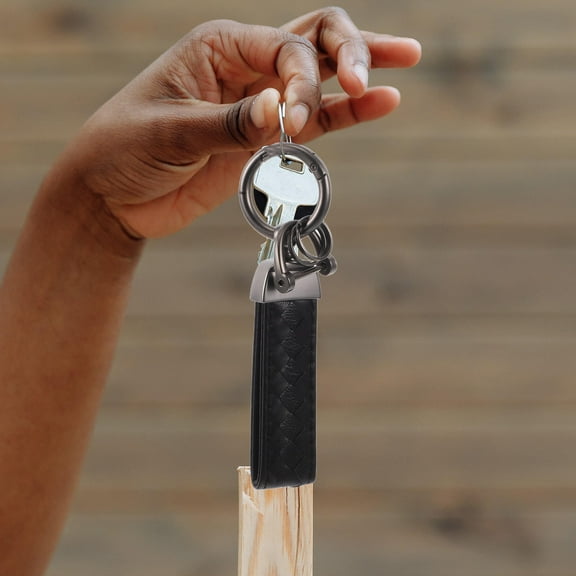 SWETRACE Keyring Zinc Alloy 1Set For Car Use Durable Black Color Men