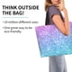 thumbnail image 2 of Balery Multicolor Glitter Bolsa Tote Estilo Estético con Cremalleras, Bolsa de Hombro, Bolsa de Compras Grande y Plegable, 2 of 8