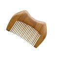 thumbnail image 2 of EeaseCA Portable Anti-static Hair Comb Green Sandalwood Exquisite Massage Comb for Women, 2 of 7
