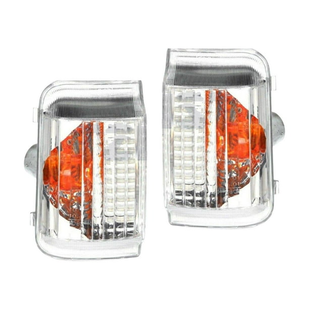 Lente indicadora de espejo retrovisor, reemplazo directo para accesorios , 1 par Zulema Indicador de espejo retrovisor