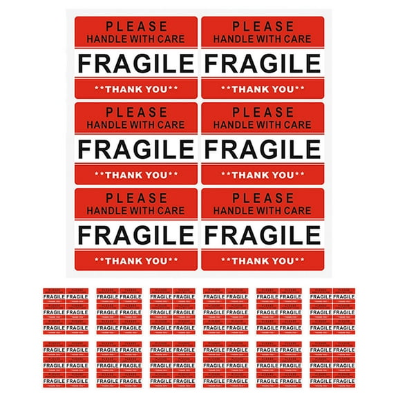 MUSEYA Packing Labels for Moving Boxes Fragile Stickers Self-Adhesive Sticker 120 Pcs