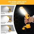TRAHOOfor Dewalt 20v Led Work Light, 12W 1000LM Cordless Handheld