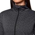 thumbnail image 2 of Mondetta Women's Moisture Wicking Kangaroo Pocket Popover Half-zip Active Top (Black, S), 2 of 5