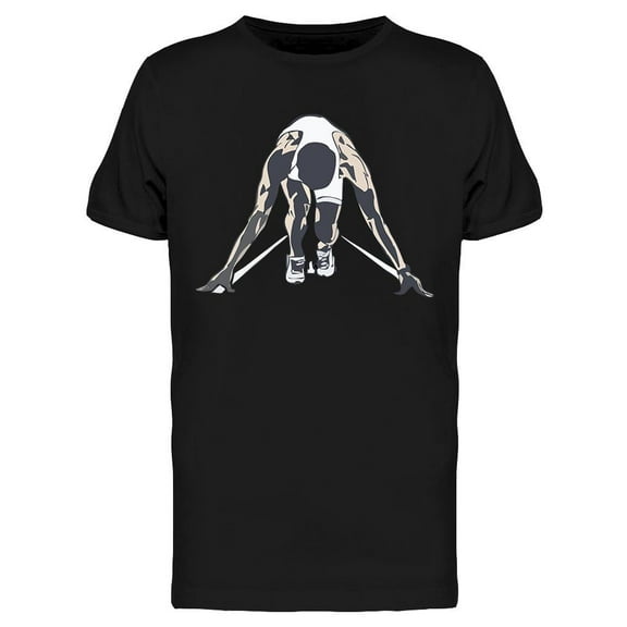 Man Does Athletics T-Shirt Men -Image by Shutterstock, Male x-Large