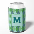 thumbnail image 2 of Letter M Initial Monogram - Blue Argoyle Can or Bottle Beverage Insulator Hugger, 2 of 5
