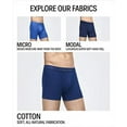 thumbnail image 3 of New  Calvin Klein Men's Cotton Stretch 3 Pack Low Rise Trunks, Multicolor, M, 8041-6, 3 of 3