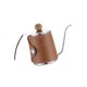thumbnail image 3 of Tetera de café por goteo, tetera de acero inoxidable con mango ergonómico, tetera de café de 350ml, tetera pequeña para el hogar, restaurante y Bar Marrón, 3 of 8