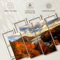 thumbnail image 6 of Elephant Stock Hudson River Wall Art - Horizontal Multi Panel Canvas - Living Room Wall Decor - Nature Multi Panel - Gray And Blue Decor - 84" x 54", 6 of 8