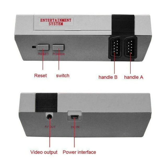 Mini consola de juegos de TV clásica de 8 bits, reproductor de videojuegos portátil 620 (UE) Likrtyny Para estrenar