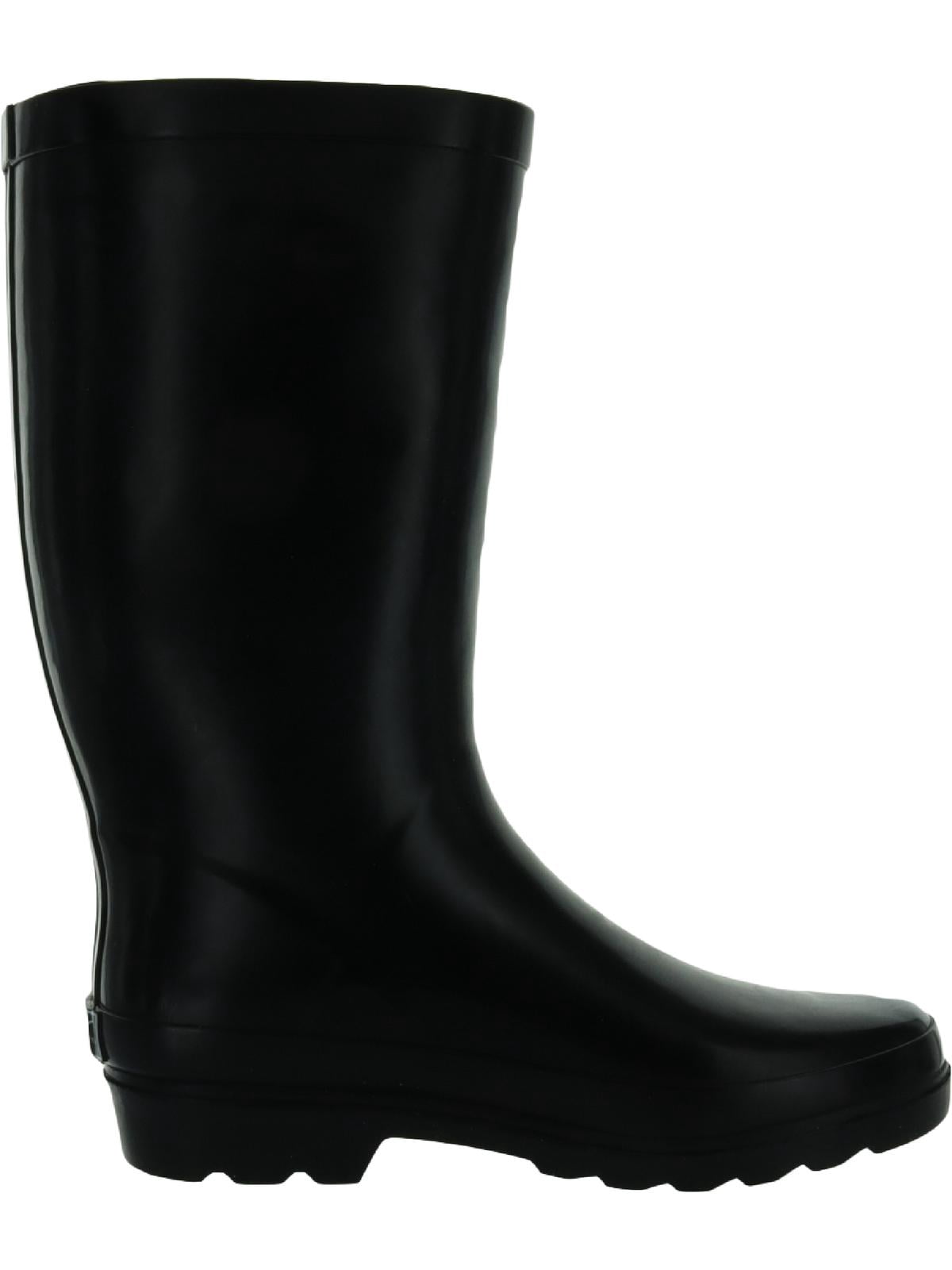 Sugar Womens Raffle 4 Rubber Pull On Rain Boots
