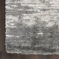 thumbnail image 4 of Nourison Dreamy Shag Abstract Contemporary Charcoal/Ivory 5'3" x 7'3" Area Rug, 4 of 10