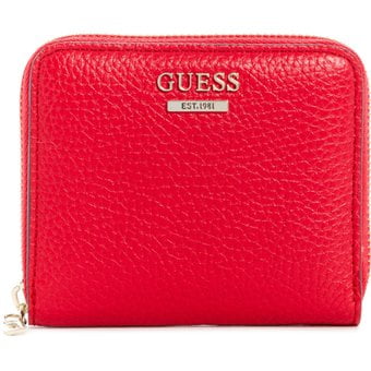 Guess top red wallet