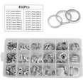 thumbnail image 1 of Shisuyan 200pcs Automotive Crush Washer Set Aluminum for Engine Maintenance Tasks, 1 of 8