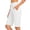 White, variant on Lpmadey Women's High Waist Knee Length Yoga Bermuda Shorts with Pockets, Solid Straight Leg Lounge Yoga Workout Shorts
