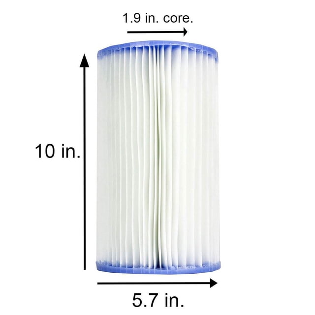 Intex 29005E Cartouche de Remplacement pour Pompe de Filtration de Piscine Type B (6 Pack)