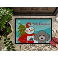 thumbnail image 3 of Carolines Treasures BB1879JMAT Snowman With Silver Gray Poodle Indoor & Outdoor Mat- 24 x 36 in., 3 of 4