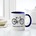 thumbnail image 6 of CafePress Life Is Like Riding A Bicycle, Word Art, Text Mugs 11 oz (325 ml) Ceramic Coffee Mug, 6 of 6